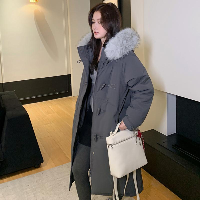 Autumn Winter Thicken Warm Parka Women Casual Sweety Solid Color Big Pocket Loose Hooded Coat Jackets Outwear