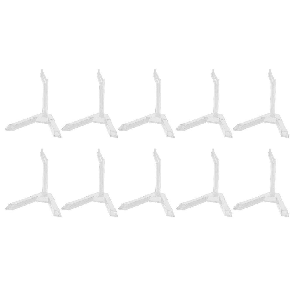 10 Stück Actionfiguren-Ausstellungsständer Mehrzweck Kunststoff Flexibler Figuren-Halter Basis für SD BB HG