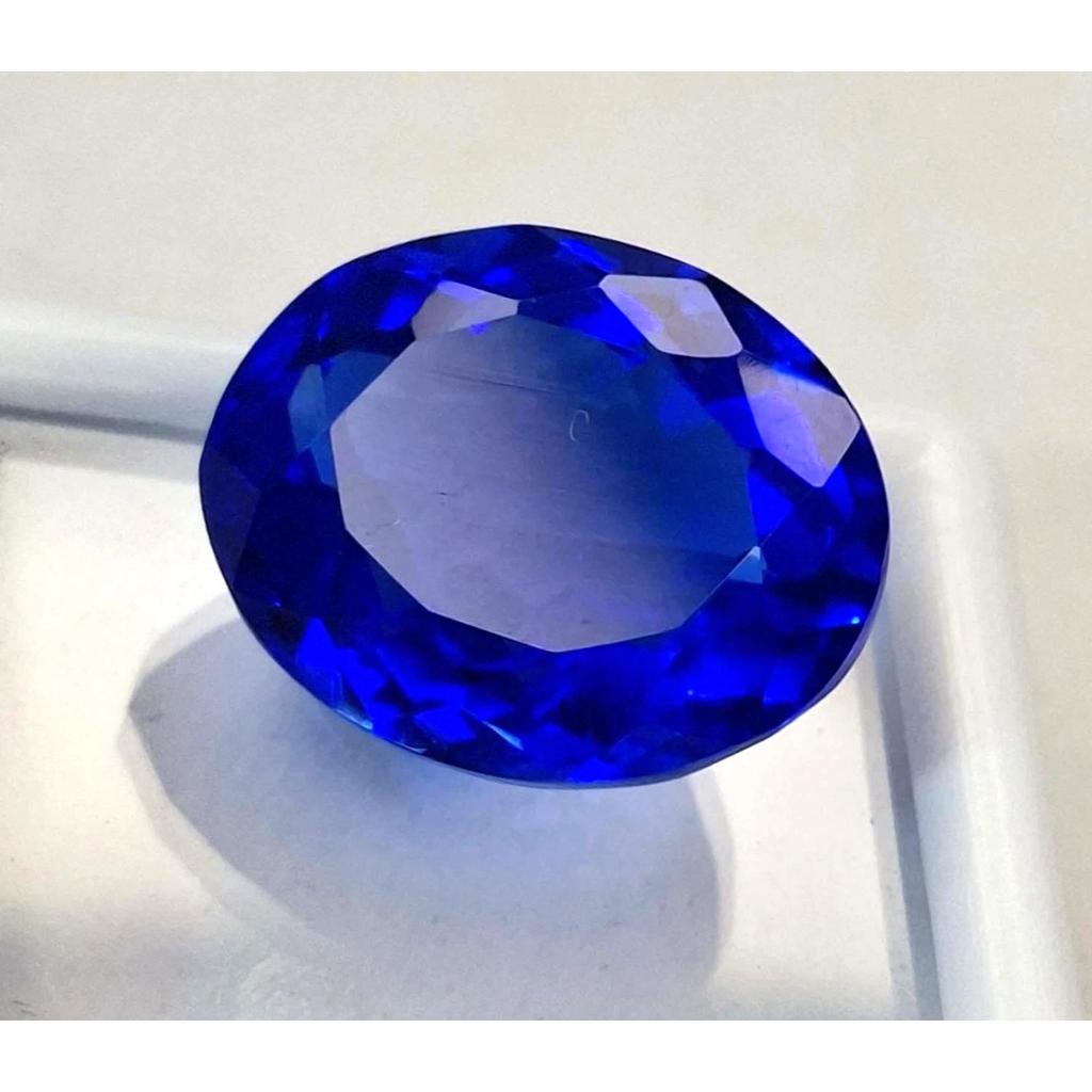 11-13 Ct Natural Royal Blue Sapphire Oval Cut Fabulous Certified Loose Gemstone