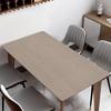 Simple Faux Wood Grain Leather Tablecloth