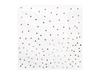 PartyDeco White Napkins with Gold Dots 33x33cm 1 Pack/20 Pcs