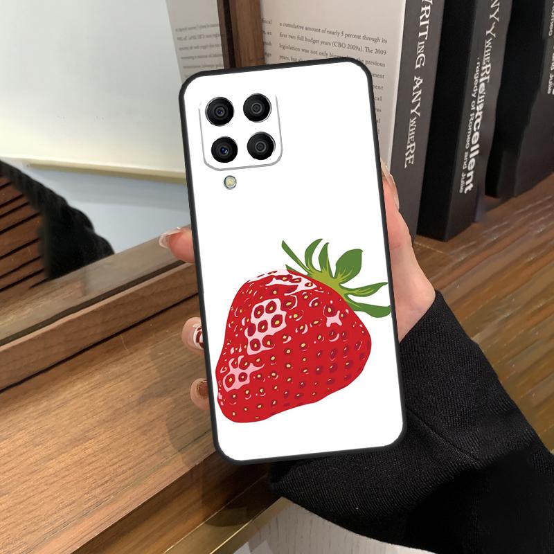 Strawberry Case For Samsung Galaxy M56 M06 M16 M36 M52 M32 M12 M54 M34 M14 M35 M55 M15 M11 M31 M13 M53