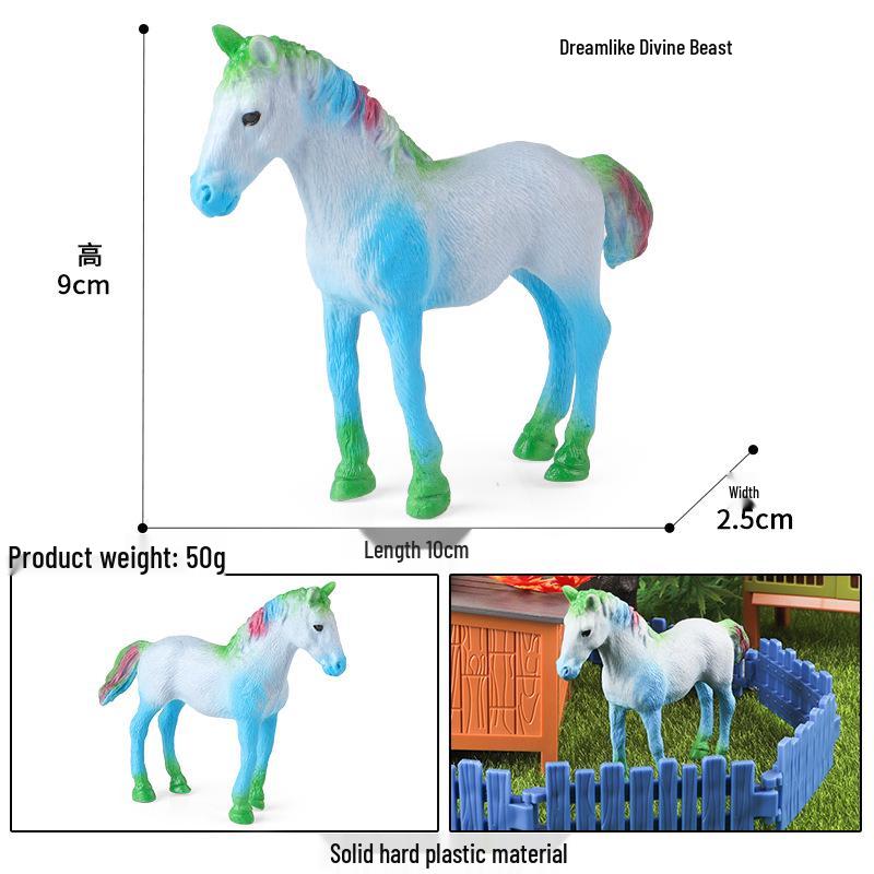 European Mythology Pegasus & Unicorn Children's Toy Figurine Set