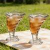 Exquisite Dessert Cup Cocktail Glass Transparent Champagne Glass Home High End Yogurt Pudding Cups Wine Glass Party Accessories