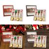 4Pcs Christmas Spoon and Fork Set Dessert Spoons for Drinks Sundae Ice Cream