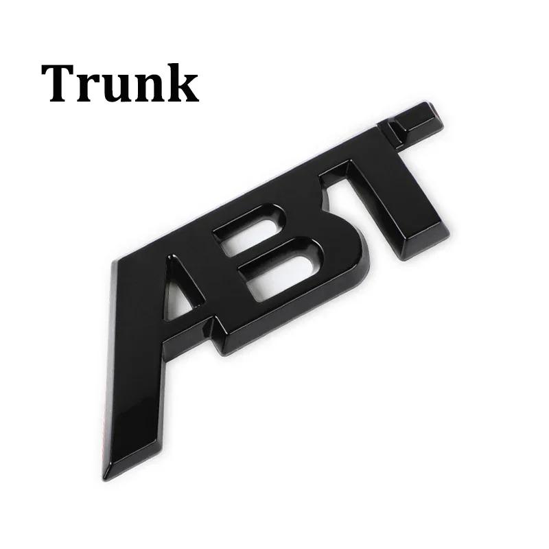 For Audi Skoda Seat QS7 TT RS3 SQ2 RS6 RS7 SQ7 RS4 RS5 SQ8 A8L S6 A4 Q5 A1 S5 S4 A5 ABT Logo Badge Sticker Car Tuning