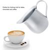 Lattiera in Acciaio Inossidabile Lattiera per Montare il Latte Brocca per Caffè Panna Espresso(60ml)