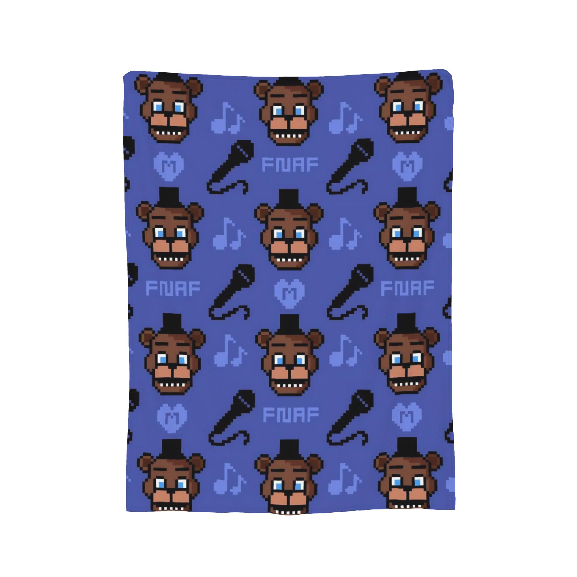 

FNAF At Freddys Blankets Flannel Winter Breathable Soft Throw Blankets for Sofa Office Rug Piece 40x50in