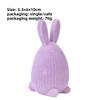 Easter Decorations - Simple Plush Easter Eggs with Rabbits Made of Resin - Decorative Pieces for Home Tabletops