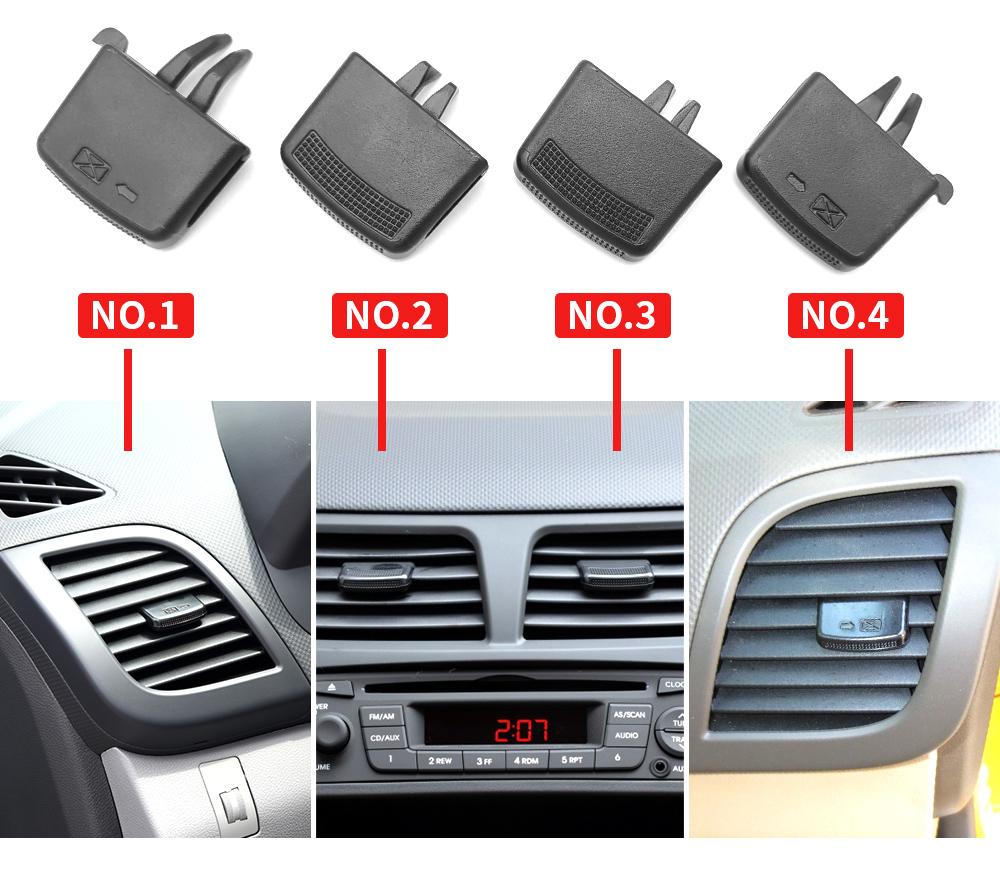 Center Air Duct Vent air nozzle car air conditioning outlet For Hyundai Verna Solaris valves Repair Kit 974101R000