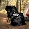 Personalized Custom Name Blanket - Viking Sign Print Design,Blanket for Sofa,Bed,Travel,Camping - Soft and Warm, Great Gift