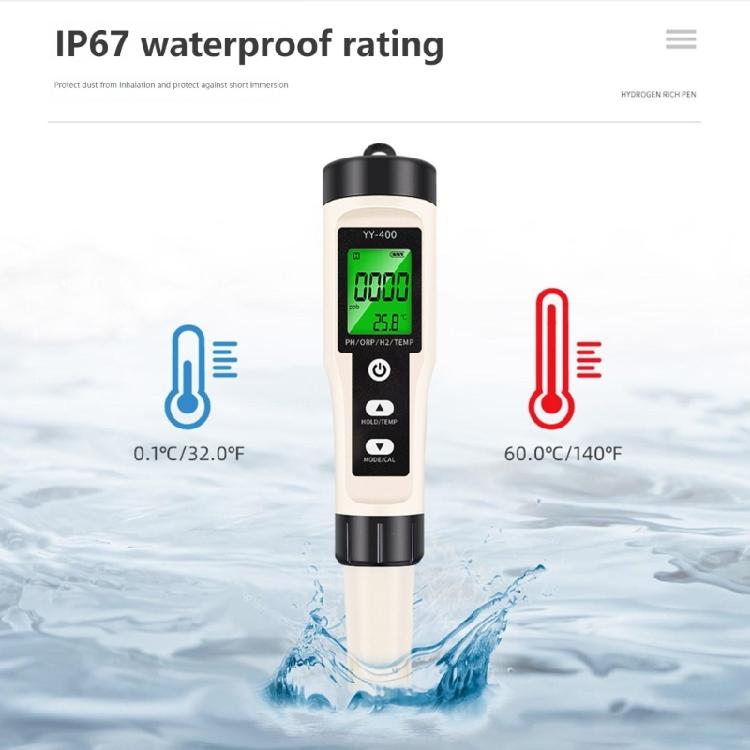 Waterproof Water Tester Analyzes ORP And Temperature LCD Screen Multifunctional Water Quality Tester