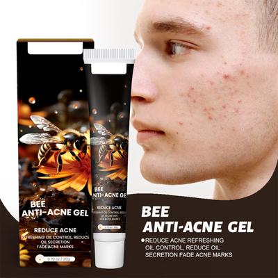 Bee Acne Gel, Acne Clearing Gel With Plant Extracts, Acne Clearing, Oil-controlling And Skin Rejuvenating Effects