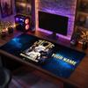 Jude Bellingham Custom Large Mouse Pad, Personalized Name Text Print, Football Logo Non‑Slip Desk Mat Gaming Gift