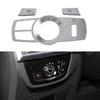 12 12 12Headlight Panel Switch Button Cover Trim For BMW 5 7 X3 X4 F10 F07 F01 F25 F26 Headlight Panel Switch Button Cover Trim