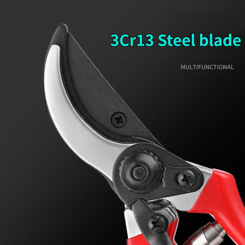 Stainless Steel Garden Pruning Shears Heavy-Duty & Ergonomic Clippers for Effortless Plant Trimming Flower/Tree Branch Cutting and Styling