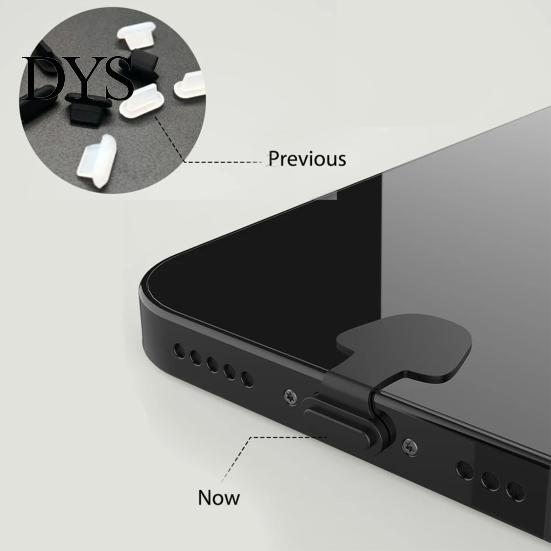 Cell Phone Dust Plug Silicone for iPhone Android 8Pin Type-C Waterproof Tablet Mobile Charging Port Cover Protector Stopper