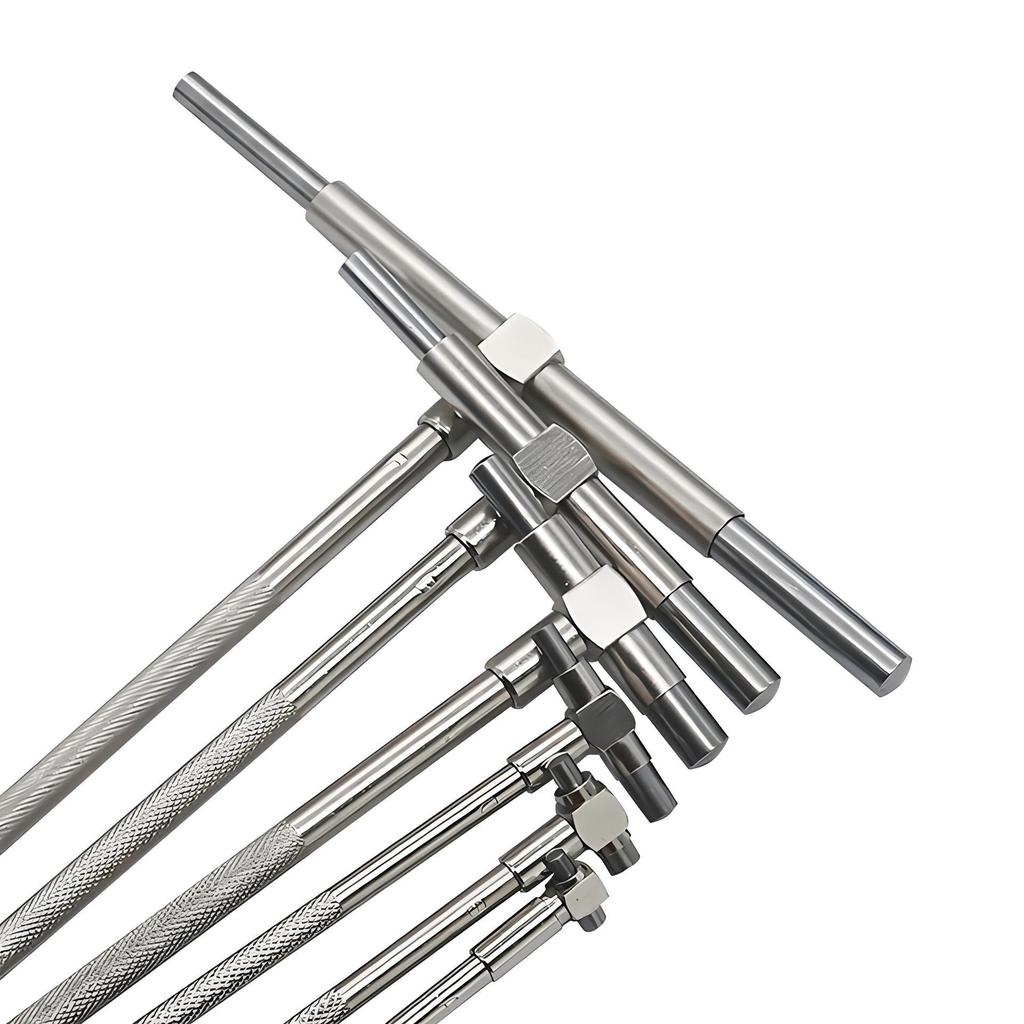 ETOPOO Adjustable Stainless Steel Telescopic Inner Diameter Gauge 8-150mm