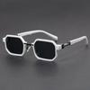 Polygonal Small Frame Flat Mirror with Concave Design for Men and Women, Strong Artistic Sense, Suitable for Wearing Sunglasses