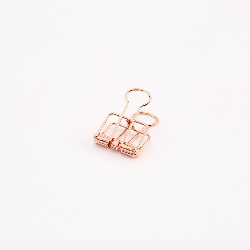 8 Colors 3 Sizes Ins Colors Gold Sliver Rose Green Purple Binder Clips Large Medium Small Office Study Binder Clips