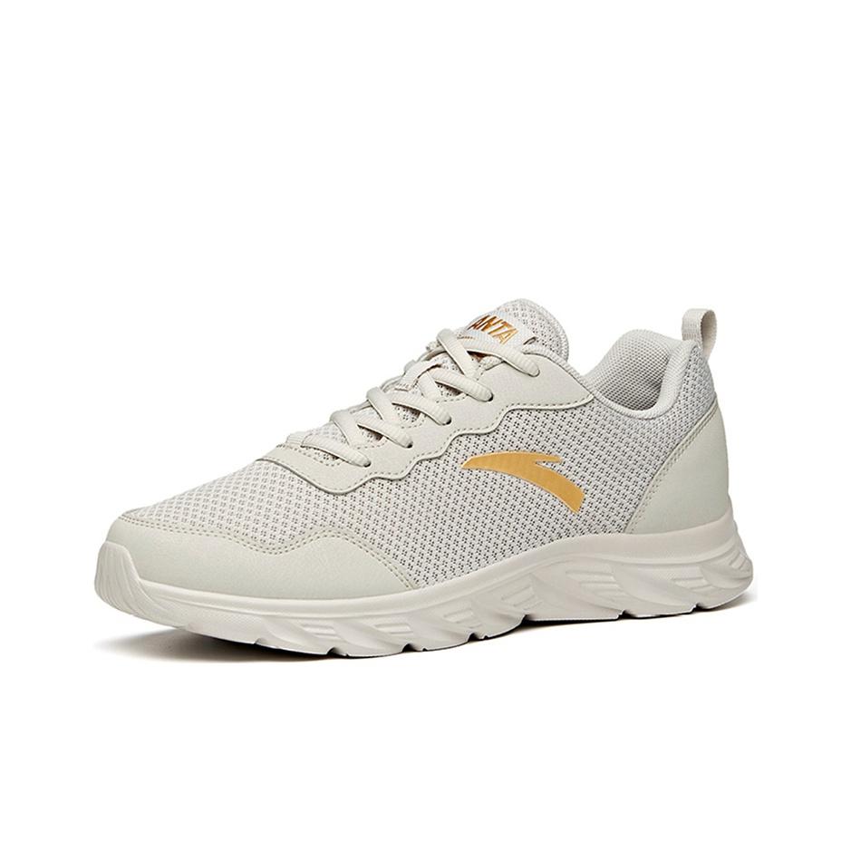 Anta Mesh Comfortable Non-Slip Wear-Resistant Breathable Low-Top Running Shoes Men sneakers Gray 912115578-2