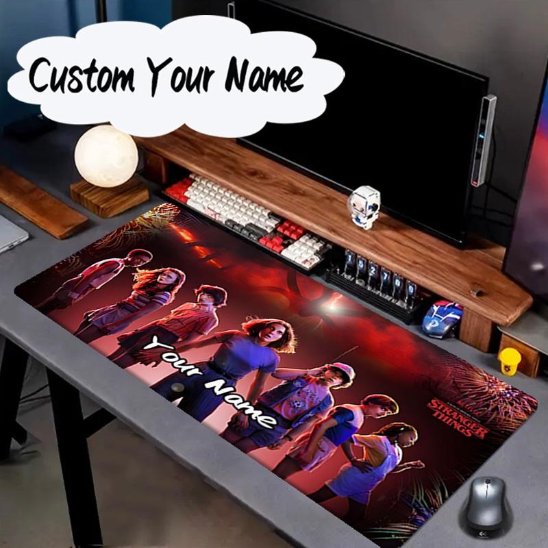 Custom Name Mouse pad Stranger Eleven Upside Down Mouse pad, Gaming Mouse Pad, keyboard pad, Desk Decor for computer notebook Fan Birthday Gift