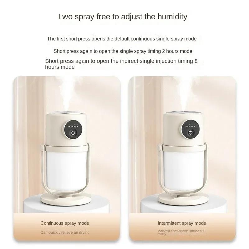 90 Degree Rotating Humidifier Intelligent Large Capacity Atomizer USB Silent Night Light Air Purification Difuser Essential Oil