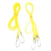 Durable 1-2M Elastic Cargo Tie Down Straps Rustproof Metal Hooks Bungee Cords for Motorcycle Bicycle Outdoor Cargo Fastening