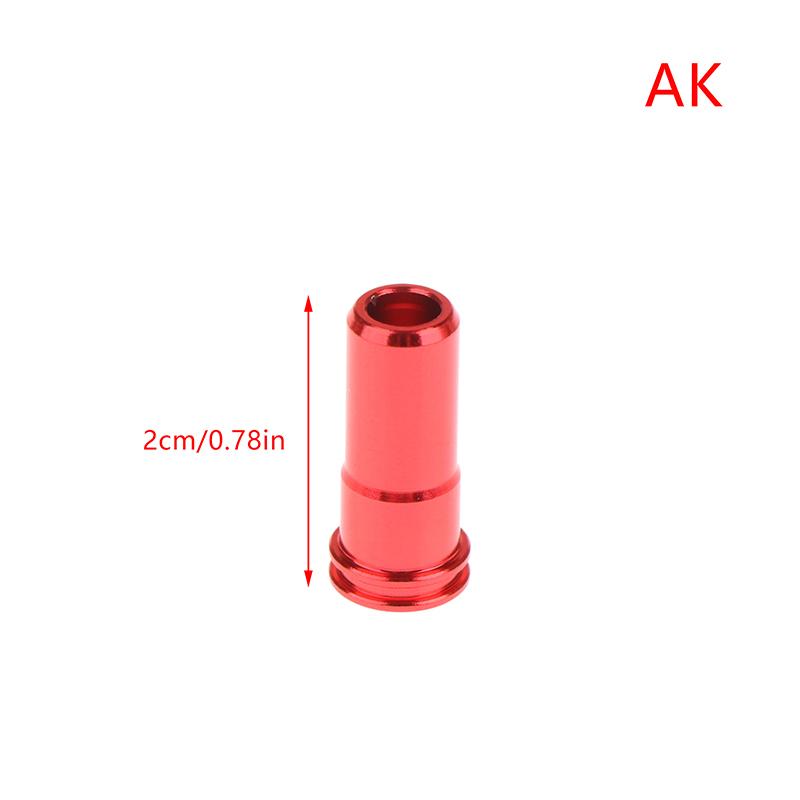 1Pcs Cnc Double O-Ring / One O-Ring Toy Metal M4 Ak Aluminum Alloy Cylinder Head Push Nozzle Aeg Accessories