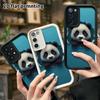 Phone Case: 2D Flat Samsung Galaxy A34 A35 M05 M06 S20 S22 S21 FE Plus 5G Protective Case, Panda Baby, Perfect Christmas and Halloween Holiday Gift