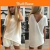 Elegante Set da Donna a Colore Puro con Pantaloncini Casual e Top Senza Schiena per uno Stile Senza Sforzo