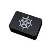 Game Card Box Astrology Trinkets Box Metal Card Storage Case Container for Fortune Telling, Witches