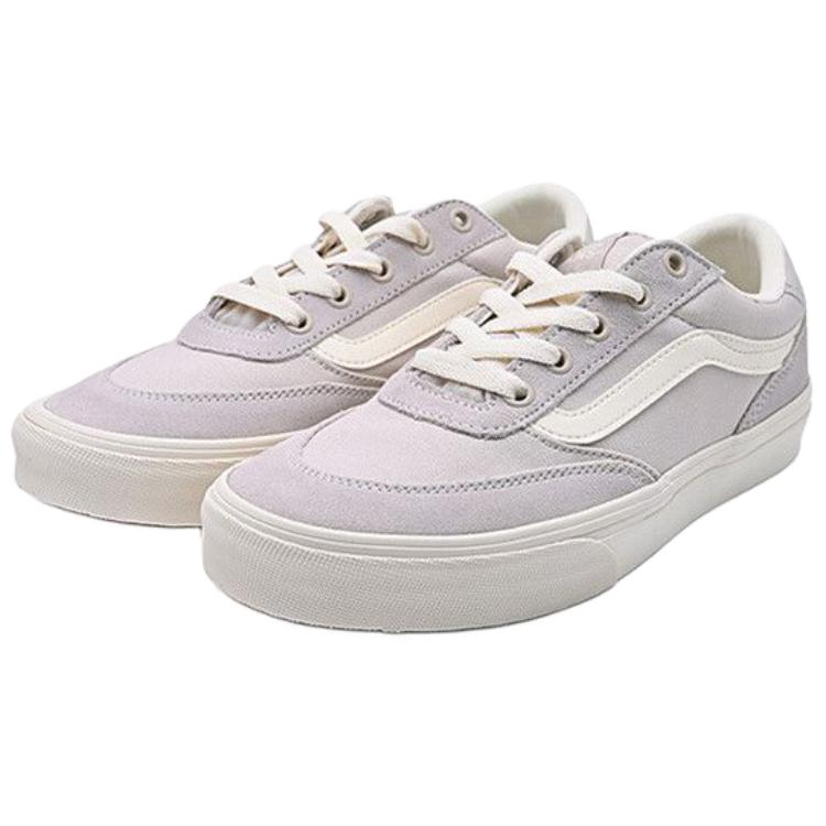 Vans Brooklyn LS Skateboard Shoes Women's Low top Gray VN000D7UEN9