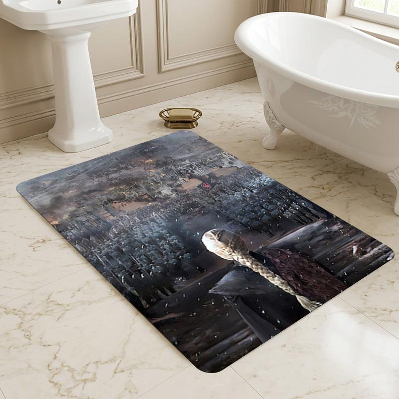 Warrior'S View Living Room Non-Slip Area Rug Soft Carpet for Bedroom Game Playroom Sofa Office Home Decor Doormat Christmas Gift C9211405