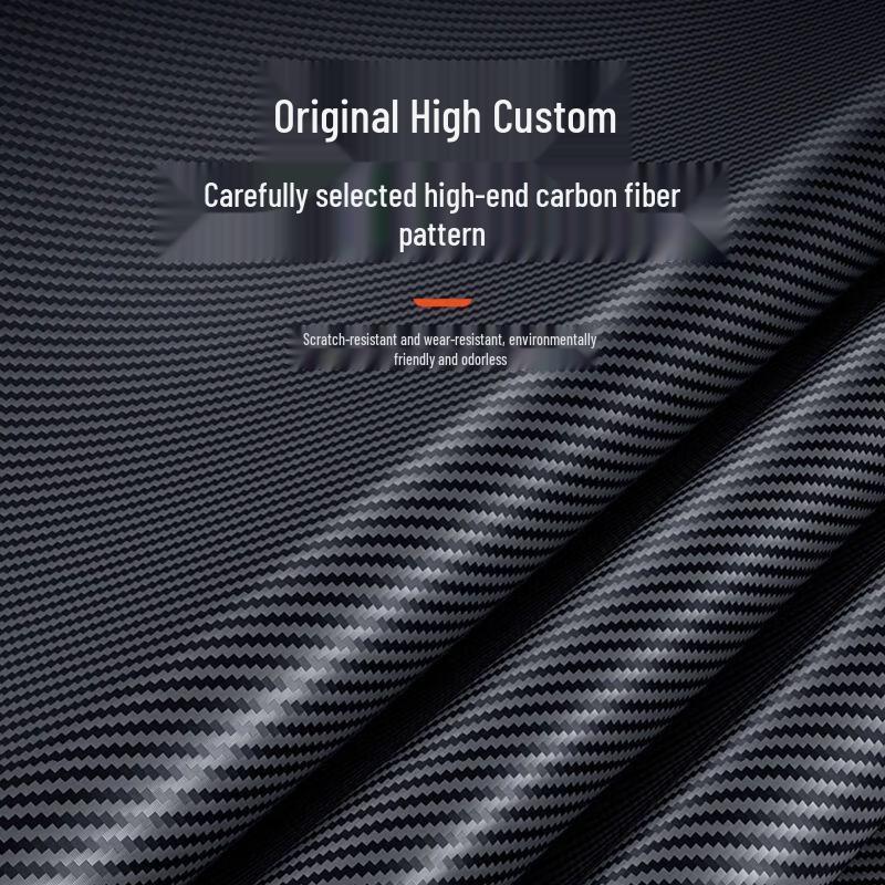 Carbon Fiber Texture Center Console Protective Film for Tesla Model 3/Y