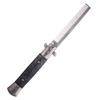 Felimoa Butterfly Knife Folding Portable Hair Styling Comb Men's Comb, (Black)