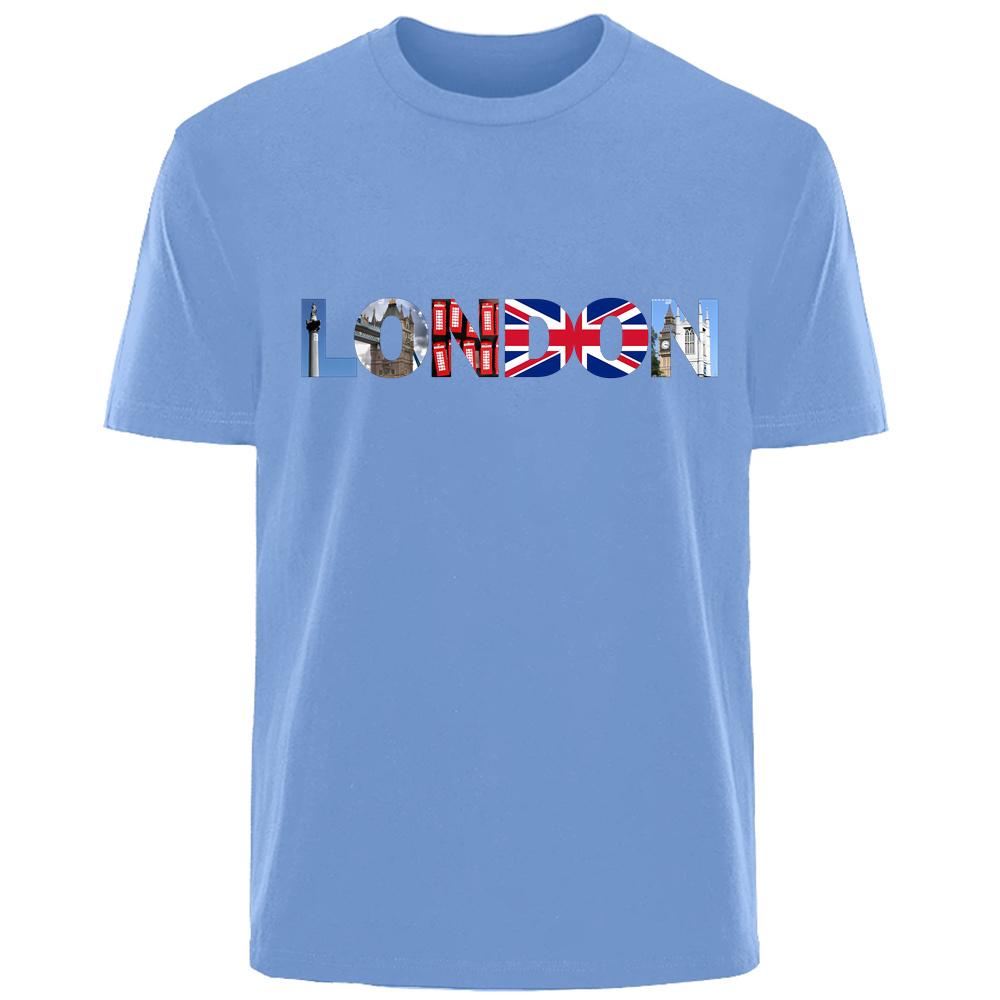 Creative Simple  Printed Summer High Quality Men's 100% Cotton Breathable T-Shirt Casual Fashion Men's Street Wear