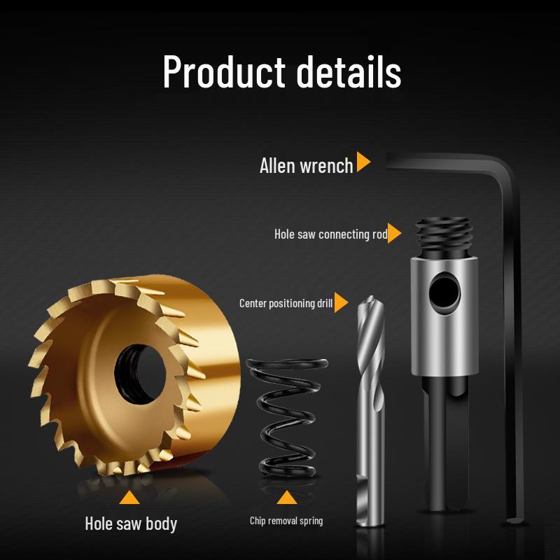 KT High-Speed Steel Metal Reamer & Drill Bit for Stainless Steel Sheet