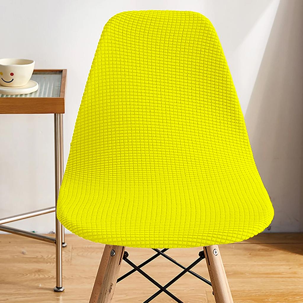 Waterproof Short Back Chair Cover Scandinavian Adjustable Dining Room Seat Protector for Bar Party