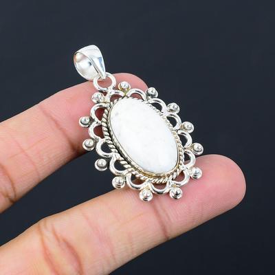 Sisters Day Deal Sterling Silver Oval Scolecite Stone Mother New Pendant Jewelry