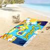 The Simpsons Poster Print Beach Towel, Large Soft Quick Dry Towel for Beach Camping Swimming