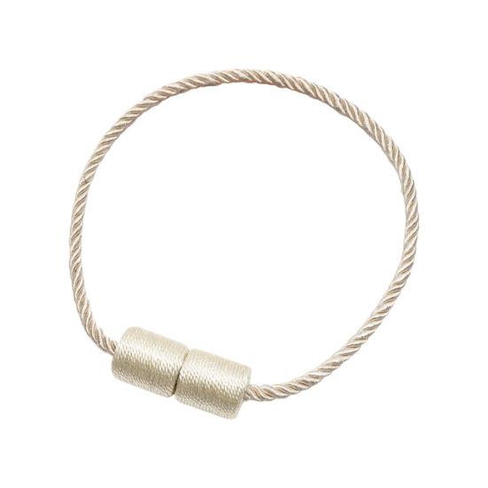 Magnetic Curtain Tiebacks, Modern Simple Rope Curtain Tie Backs, Decorative Drapes Weave Holdbacks for Home Bedroom Office Curtain