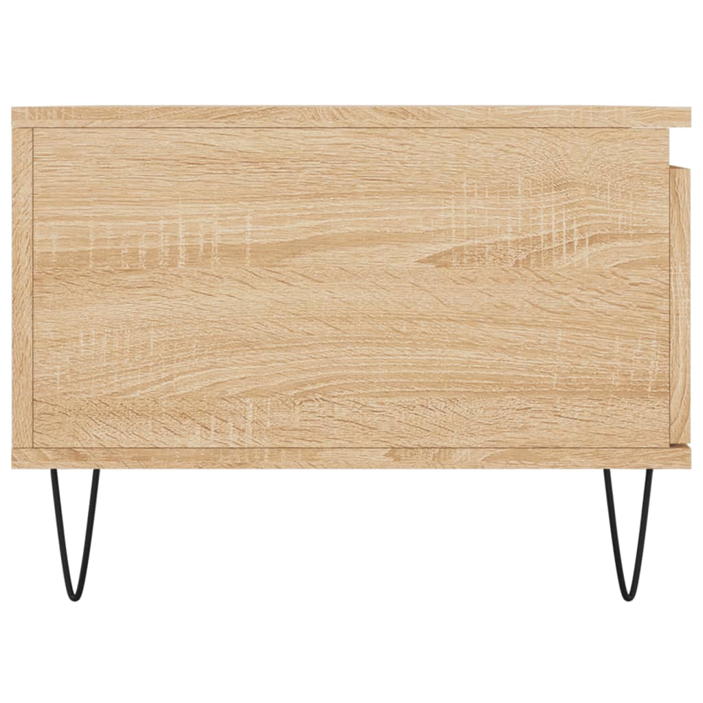  Coffee Table, Sonoma Oak 90x50x36.5 Cm Wood-based Material