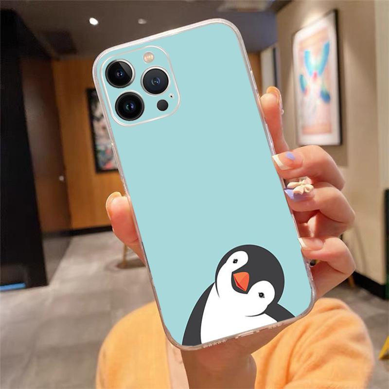 

Phone Case For iphone 17ProMax Air 16 15 14 13 Pro Max 15 16 Pro 15Plus Cute Lovely Penguin iphone 13