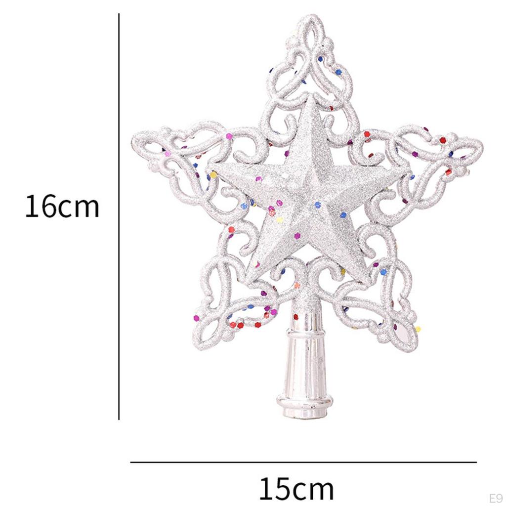 Christmas Tree Top Star ,Christmas Decoration ,Xmas Ornament ,Snowflake Ornaments