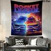 Rocket League Muur Tapijt Esthetisch Wandkleed Bedrukt Stof Deken Decoratieve Tapijten voor Slaapkamer Woonkamer Huisdecoratie