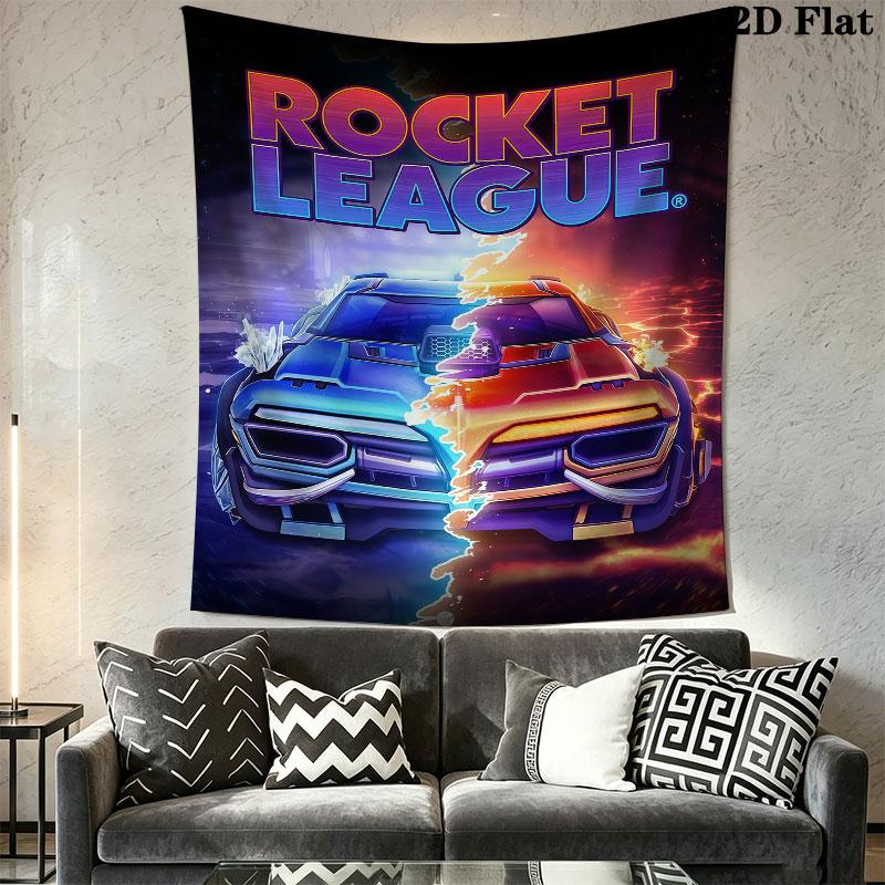 Rocket League Muur Tapijt Esthetisch Wandkleed Bedrukt Stof Deken Decoratieve Tapijten voor Slaapkamer Woonkamer Huisdecoratie