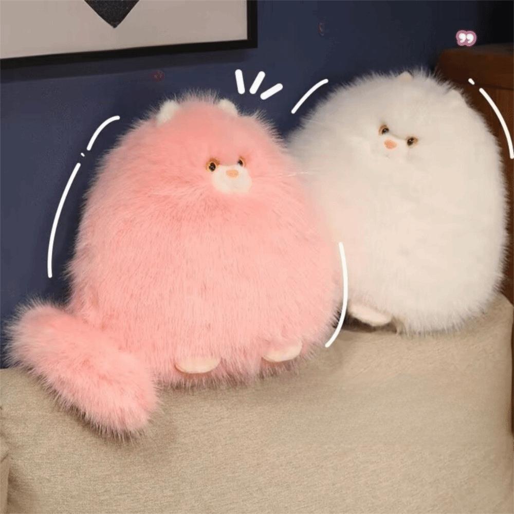 Fluffy Cat Stuffed Dolls 30/40cm Stuffed Animal Cat Long-Tailed Cat Dolls Cat Plush Toys Boys