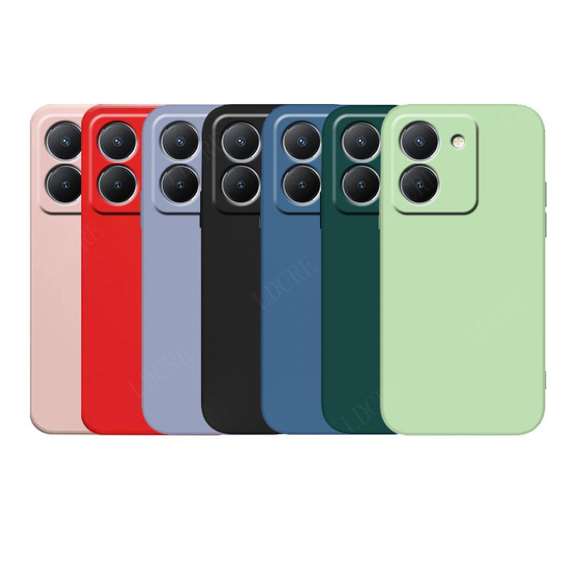 For Cover Vivo Y36 Case For Vivo Y36 Capas Back Liquid Silicone Shockproof Full TPU Soft Cover For Vivo Y36 Y 36 Fundas 6.64"
