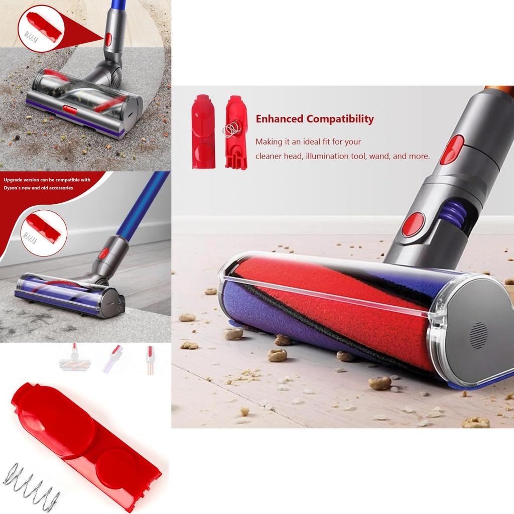 Dyson Vacuum Button Replacement Red Color With Spring For V7 V8 V10 V11 V15 Models